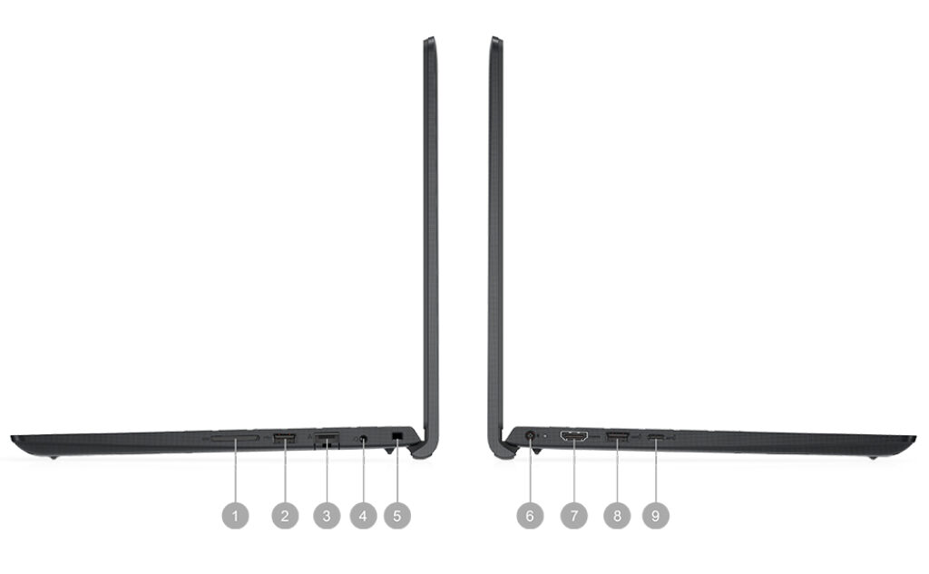 Dell Vostro 3420 Ports and Slots