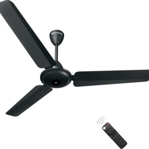 Atomberg Ameza 5 Star BEE Rated 5 Star 1200 mm BLDC Motor with Remote 3 Blade Ceiling Fan(Gloss Black, Pack of 1)