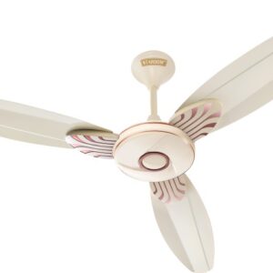 Stardom RACER Ultra High Speed Unique Look 1200 mm Anti Dust 3 Blade Ceiling Fan(IVORY, Pack of 1)