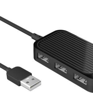 Portronics Mport 4D MPORT4D, POR 1634 USB Hub(Black)