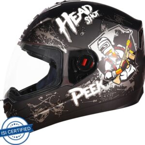 Steelbird SBA-1 Hit Man Motorbike Helmet(Plain Visor)