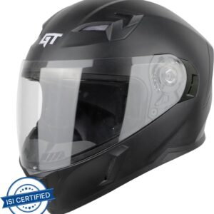 Steelbird SBA-21 GT Full Face ISI Certified Motorbike Helmet(Dashing Black with Clear Visor)