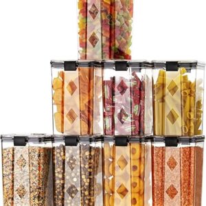 GOLWYN Air Tight Containers For Kitchen Storage Set, Bpa Container For Kitchen Storage Set, Kitchen Organizer And Kitchen Accessories Items & Storage(1100 Ml Set Of 8)(Plastic)