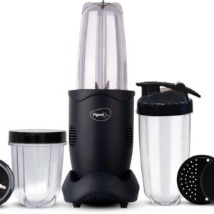 Pigeon 16467 NUTRI MASTER 400 Juicer Mixer Grinder (3 Jars, Blue)