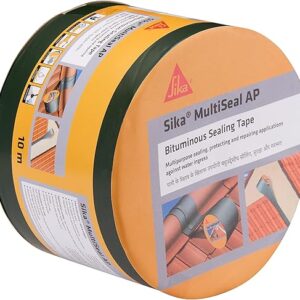 SIKA Multipurpose self-adhesive duct tape MultiSeal AP For concrete, metal, clay, tiles and wood Easy to use 10 cm x 10 m Grey