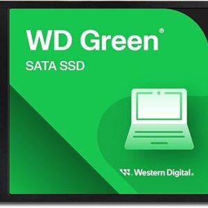 Western Digital WD Green SATA 480GB, Up to 545MB/s, 2.5 Inch/7 mm, 3Y Warranty, Internal Solid State Drive (SSD) (WDS480G3G0A)