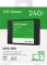 Western Digital WD Green SATA 240GB, Up to 545MB/s, 2.5 Inch/7 mm, 3Y Warranty, Internal Solid State Drive (SSD) (WDS240G3G0A)