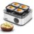 AGARO Grand Egg Boiler and Poacher,2-in1 Boils 8 Eggs, Poach 4 Eggs, Steamed Vegetables, 3 Boiling Modes, Stainless Steel Body, Transparent Lid, 500 Watts, Silver