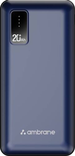 Ambrane 20000 mAh Power Bank (10.5 W, Fast Charging)