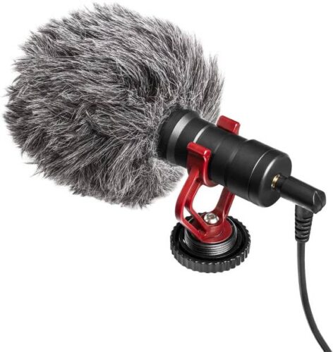 AMG Music Universal Cardioid Mic Camera DSLR Lavalier for iPhone Android Sony Nikon Microphone