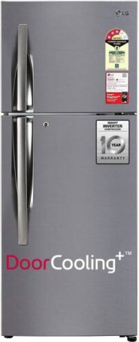 LG 242 L Frost Free Double Door 3 Star Refrigerator with Smart Inverter