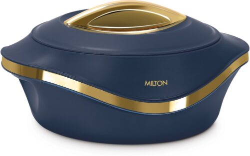 MILTON Pearl 1000 Inner Stainless Steel Casserole, 860 ml, Blue Serve Casserole  (860 ml)