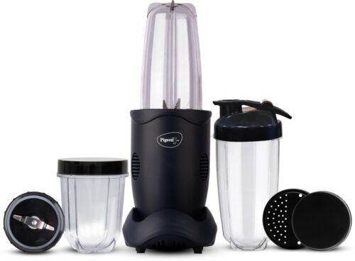 Pigeon 16467 NUTRI MASTER 400 Juicer Mixer Grinder (3 Jars, Blue)