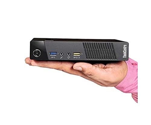 (Refurbished) Lenovo ThinkCentre M93P Mini PC (Intel Core i5 4th gen, 8 GB RAM, 256 GB SSD, Windows 10 Pro, MS Office|Intel HD Graphics|USB, Ethernet,VGA|PAN India Warranty), Black