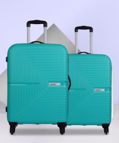 Safari Hard Body Set of 2 Luggage – ECLIPSE SET 4W – Blue