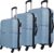 Safari Hard Body Set of 3 Luggage 4 Wheels – ECLIPSE SET 4W – Blue