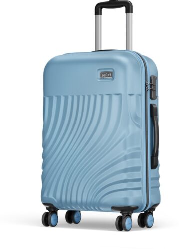 Safari Medium Check-in Suitcase (65 cm) 8 Wheels – Keplar 65 – Blue