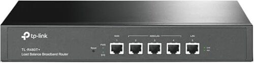 TP-LINK TL-R480T+ Load Balance Broadband Business Router with Up to 4 WAN Ports, PPPoE Server, Advanced QoS and Strong Firewall