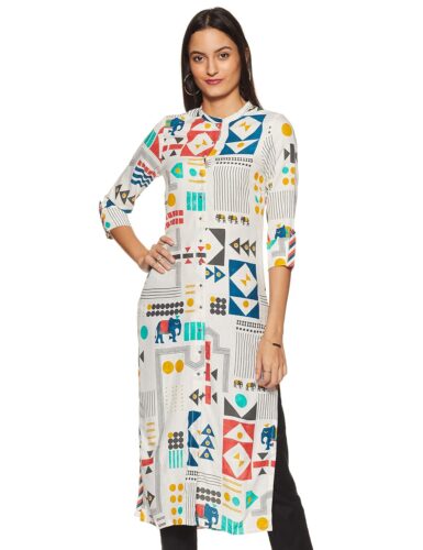 W for Woman Women’s Rayon Kurta 18AUW17477-51133