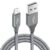 Wayona Nylon Braided USB to Lightning Fast Charging and Data Sync Cable Compatible for iPhone 13, 12,11, X, 8, 7, 6, 5, iPad Air, Pro, Mini (3 FT Pack of 1 )