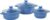 WONDERCHEF Granite Die-Cast Pack of 3 Cook and Serve Casserole Set (4500 ml, 2300 ml, 1150 ml)